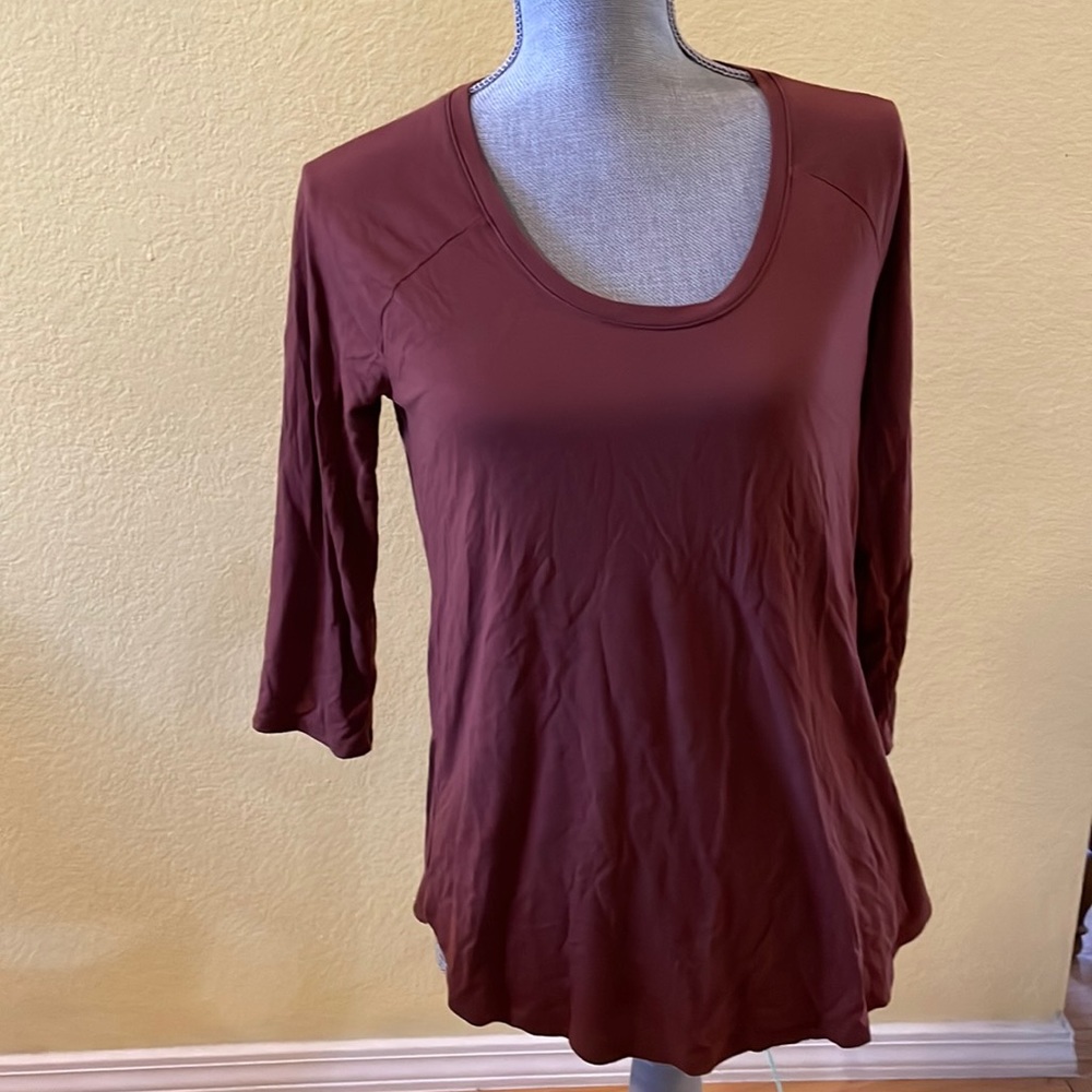 Brown lady’s t shirt top